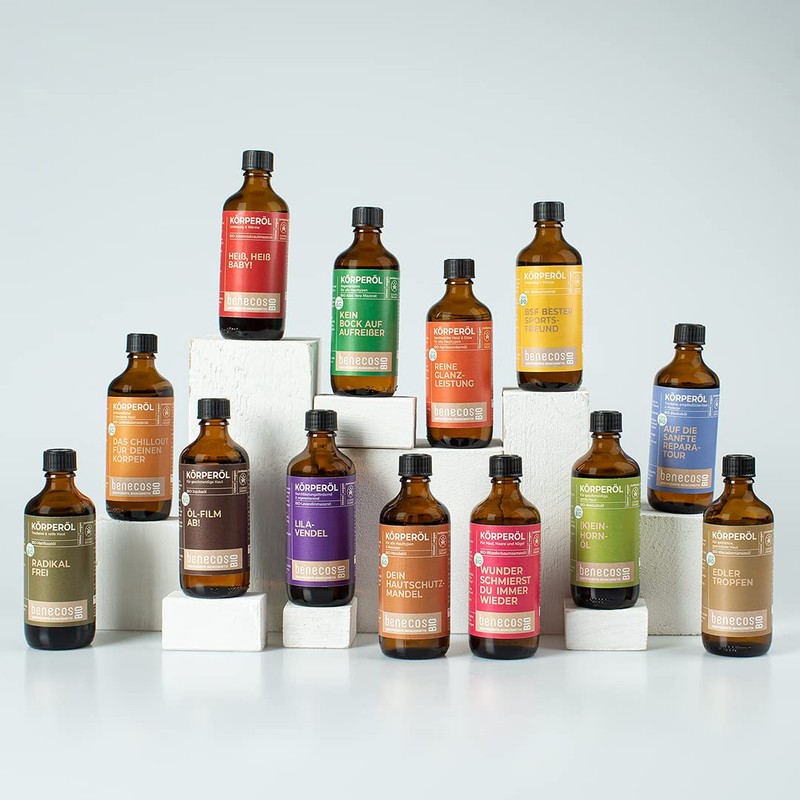 benecos Organic Body Oil Organic Apricot Kernel Oil Pure Shine