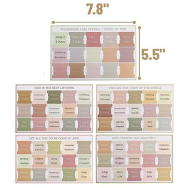 Takelablaze Bible Tabs Bible Index Tabs Bible Book Tabs Bible Labels Tabs Boho Theme Laminated Bible Tabs for Women and Men Bible Study Supplies, 75 Tabs