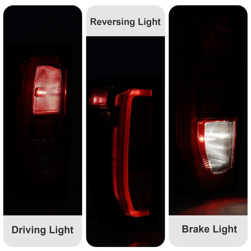 CONLLCON Tail lights Assembly Compatible with 2019-2024 GMC Sierra 1500