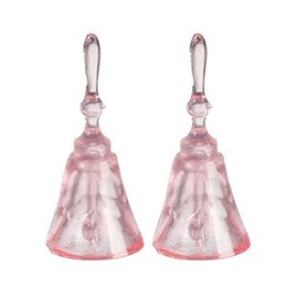 Melody Jane Dollhouse Pink Dinner Bells Chrysnbon Miniature Dining Accessory