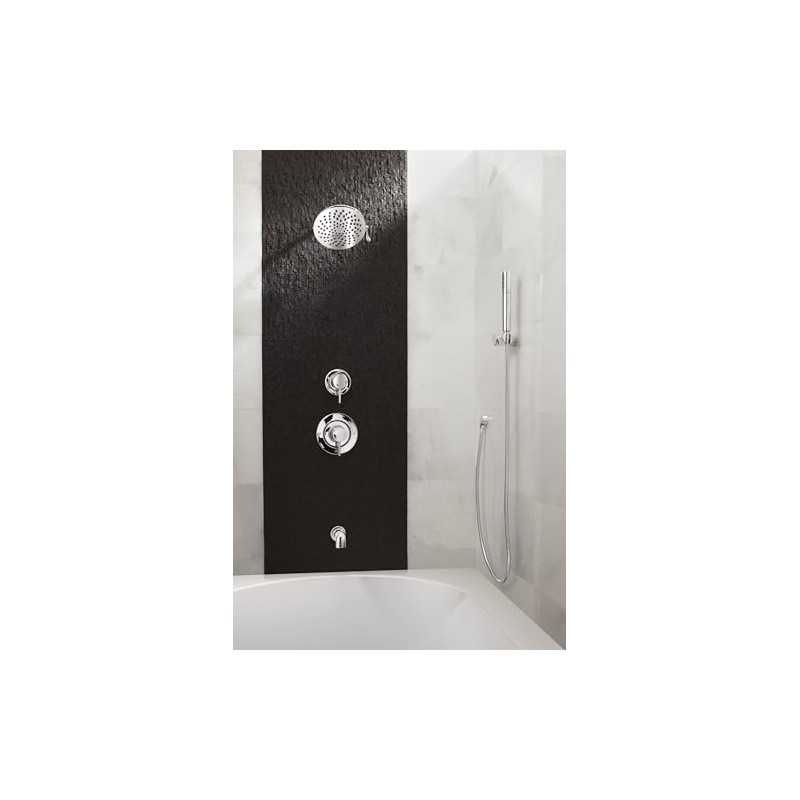 Moen Round Chrome Drop Ell Handheld Shower Wall Connector, A725