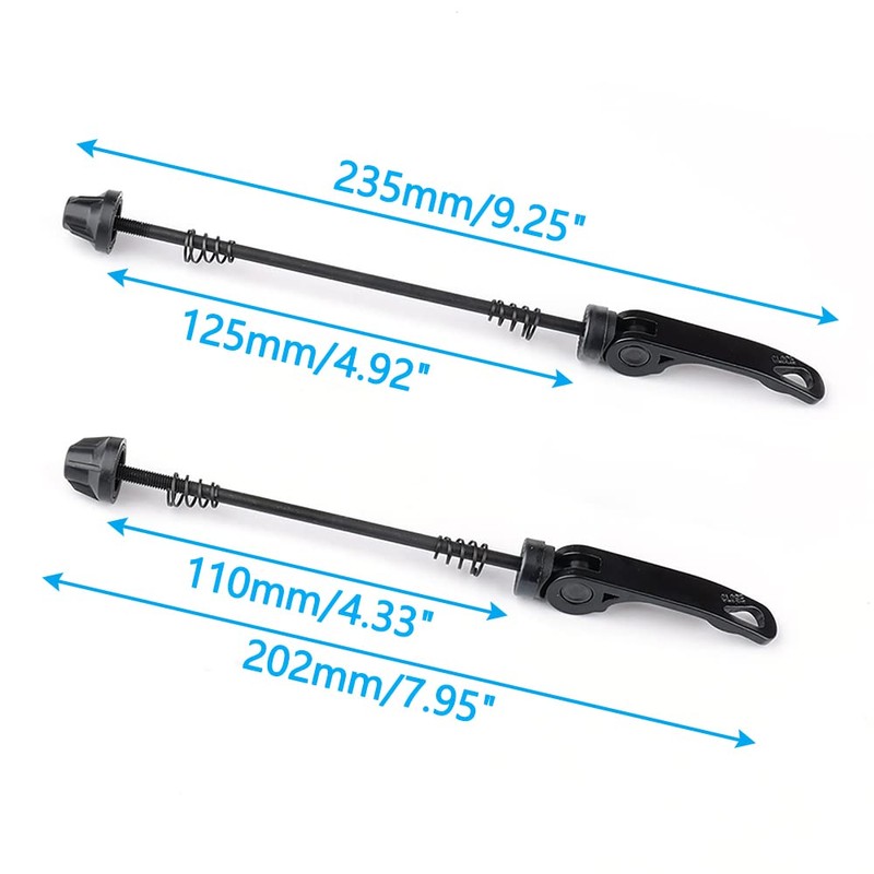 2 Pair Quick Release Bicycle Skewer, Road Mountain Bike Front