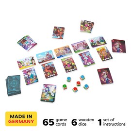 HABA HABA Würfelkönig – Kniffliges Würfel- und Kartenspiel für 2-5 Spieler – Spannendes Gesellschaftsspiel für die ganze Familie – Ab 8 Jahren – Ideal als kleines Geschenk – 1303485001