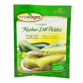 Kauffman Orchards Mrs. Wages Kosher Dill Refrigerator Pickle Seasoning Mix, 1.94 Oz. (Case of 12)