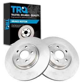 TRQ Front Brake Rotor Set Vented Compatible with 2018-2023 Ford Transit Connect