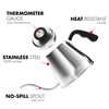 LuxHaus Pour Over Kettle - Gooseneck Kettle With Thermometer -