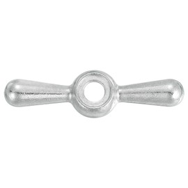 QUARKZMAN 01-5095 Hose Connection Tee Handle, 1 Piece Metal Outdoor Tap Handle Replacement, 16 Point Break Outdoor Tap Hose Sillcock Tea Handle (Silver)
