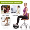 Comfortable Desk Footrest with Ergonomic Plastic Cushion and Massage Points