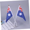 Ciieeo Australia Stick Flag Hand Held Flags Set of 50
