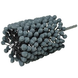 Weiler 34281 Crossflex Heavy Duty Bore Brush 4-1/4 Diameter 320SC Grit, White