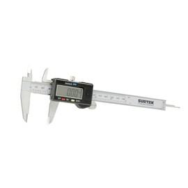 Surtek 122200 Calibrador Pie de Rey Digital, 0-6"