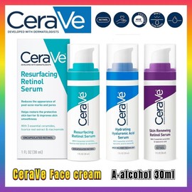 CeraVe 3-Piece Serum Set, 30mL Each, Retinol + Hyaluronic Acid, 3 Essential Ceramides, Dermatologist Developed