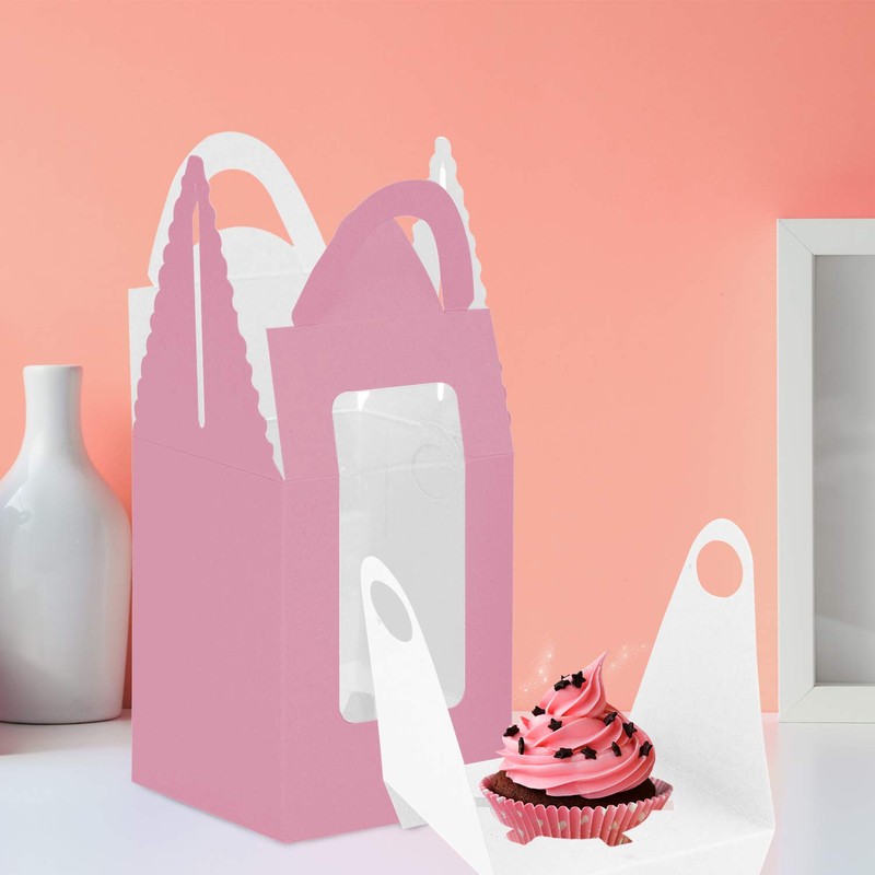 Cupcake Boxes,30 Pack Cupcake Boxes Individual Single Cupcake Boxes Individual