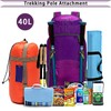 G4Free 40L Lightweight Foldable Hiking Backpack Travel Camping Trekking Daypack