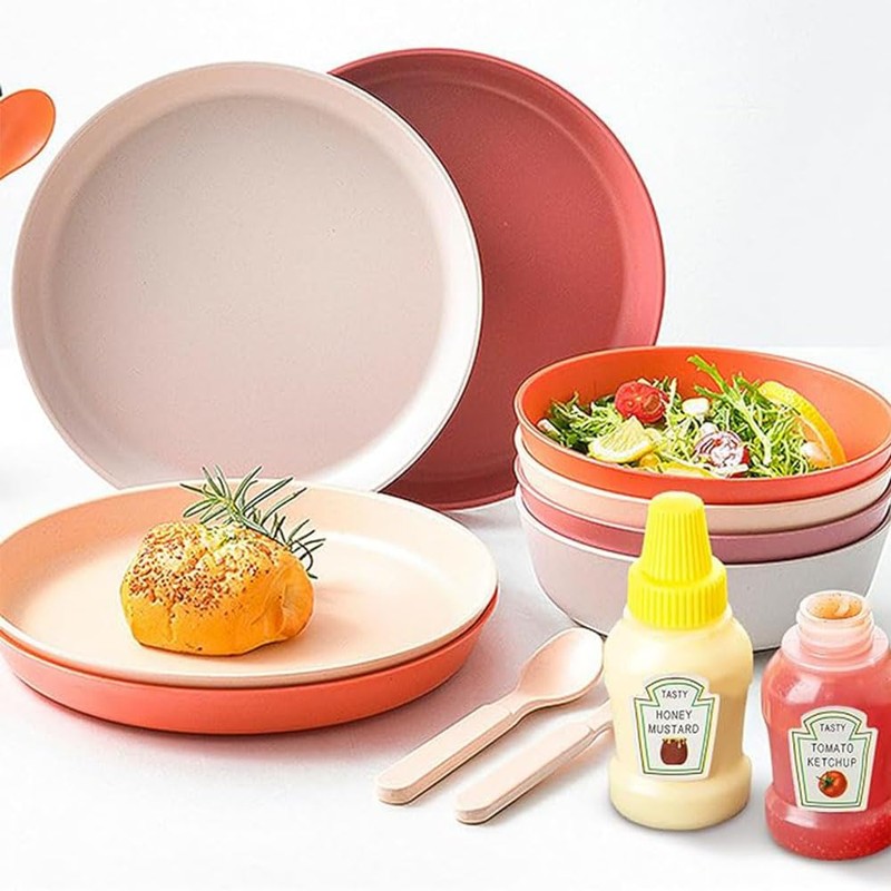 8 Pcs Mini Condiment Squeeze Bottles,23ml Condiment Squeeze Bottle,Plastic Portable