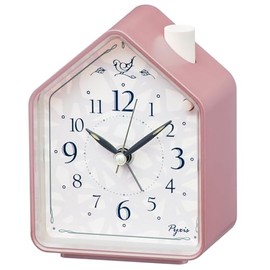 Seiko Clock Alarm Clock Clock Analog Pink 110 x 86 x 63 mm PYXIS Pixis NR452P