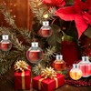 Patelai Christmas Clear Plastic Fillable Ornaments 2.36" DIY Christmas Drinking