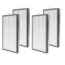 4 Pack MA Series 40 Replacement Filter Compatible with 40 40A/40B/40W Air Purifier, 3-in-1 True HEPA Filter, Activated Carbon Filter And Pre-Filter