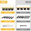 WALMANN Overhead Tote Storage Rails, Heavy Duty Garage Ceiling Bin