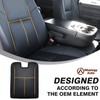 Muslogy Center Console Armrest Cover Compatible with Chevy Silverado/Tahoe &