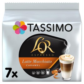 Tassimo L'Or Espresso Latte Macchiato Caramel 7 Discs, 237g