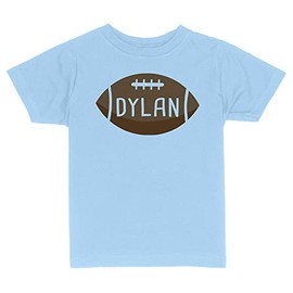 Football Dylan Toddler Kids T-Shirt 3T Light Blue
