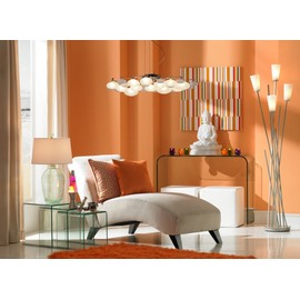 Lava Lite 21250400US2125 Lava The Original Silver Base Lamp with Yellow Wax in Purple Liquid, 14.5", Yellow/Purple