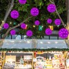 Christmas Lights Ball 5.5" Outdoor Hanging Sphere Lights 50 LED
