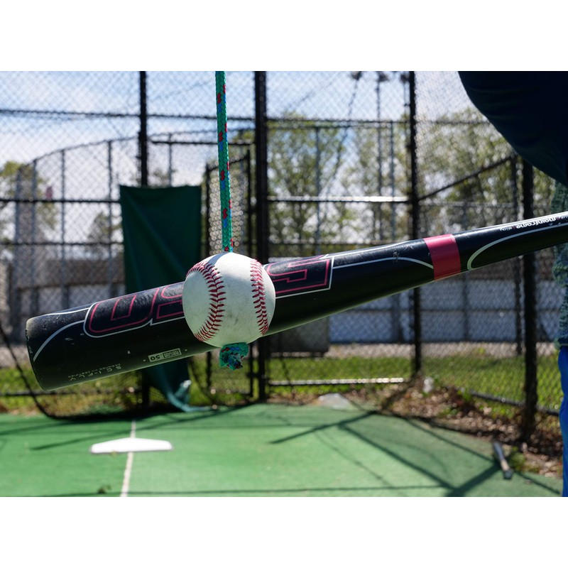The Hitting Rope Baseball Adjustable Batting Training System - Combines