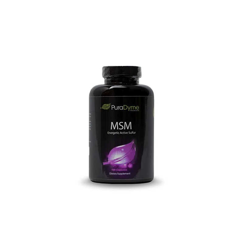 PuraDyme MSM with Cofactor Whole Food Blend – 180 Vegan