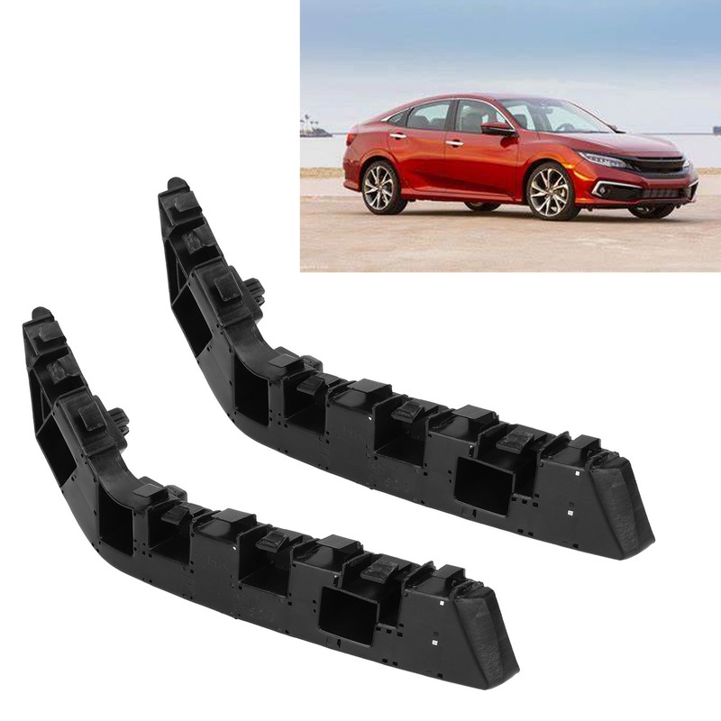 2 Pcs Front Bumper Bracket Holder 71198 TEA T01 ABS