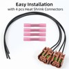 2PCS Front Fog Light Connector Harness fit for Jeep Wrangler