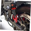 BUGUUYO Motorcycle Riser Comfort Enhancement Aluminum Alloy Easy Install Universal