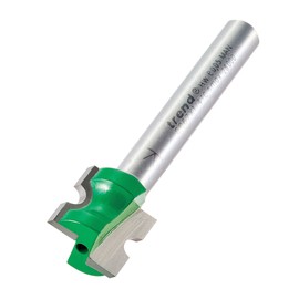 Trend CraftPro Staff Bead Router Cutter, 1/4 Inch Shank, 2mm Radius and 13.5mm Cut Diameter, Tungsten Carbide Tipped, C067X1/4TC