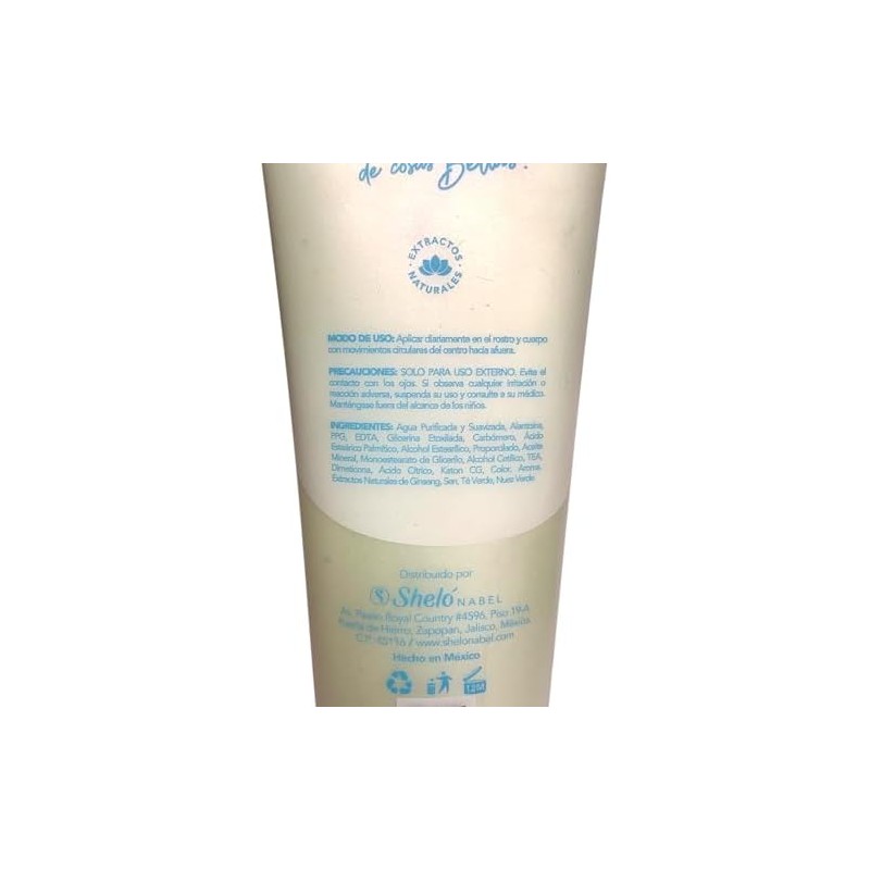 Sheló Nabel Crema Oriental Facial y Corporal con Ginseng, Sen,