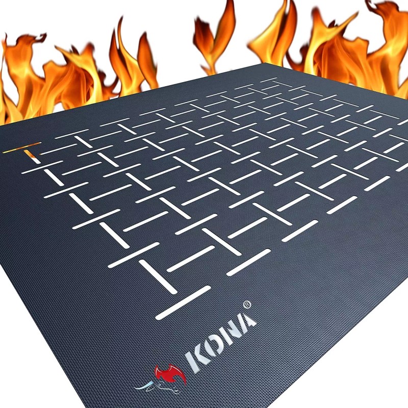 Kona Nonstick Grill Mat with Holes - Heavy Duty 600°
