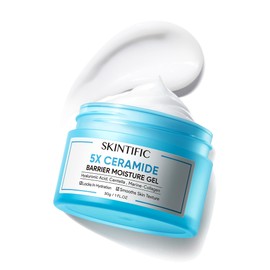 SKINTIFIC 5X Ceramides Skin Moisture Barrier Cream Centella Moisturizer, Skin Barrier Repair Face Moisturizers for Dry & Sensitive, Hydrating Gel Moisturizer Face Cream For Oily Skin