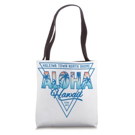 Aloha Palm Tree Sunset Tote Bag