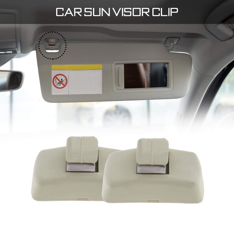 EMSea 2Pcs Sun Visor Interior Clip Compatible with VW Transporter
