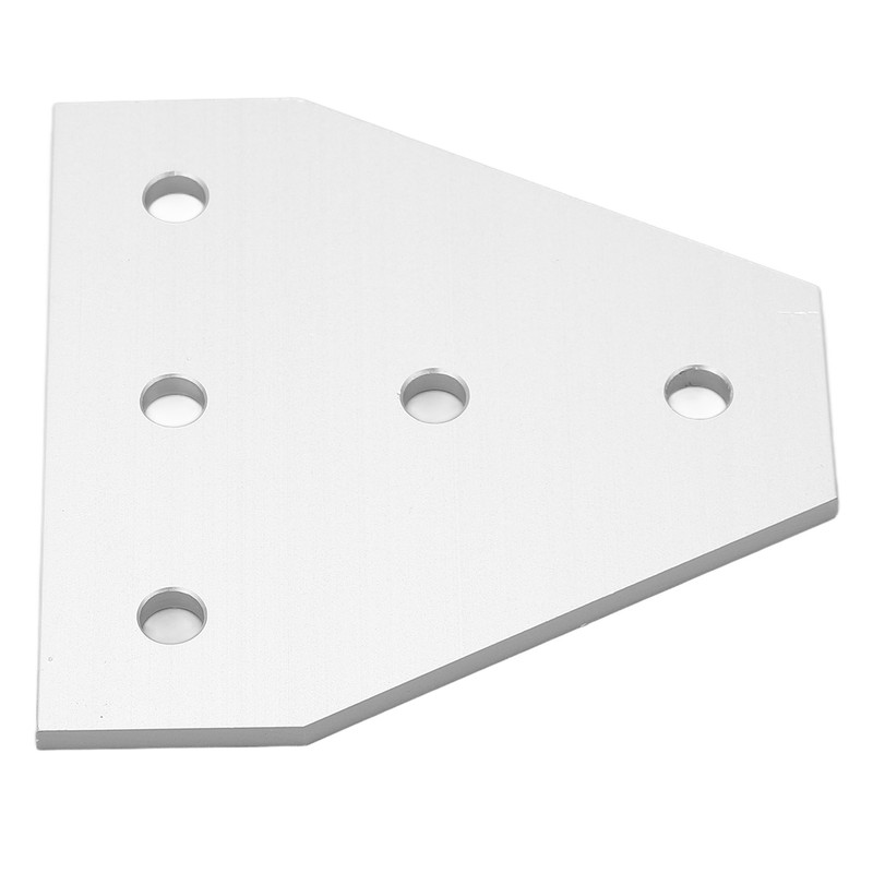 5PCS Flat Tie Plate Aluminum Alloy 5 Holes Compression Resistance