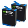 Wasabi Power Battery (2-Pack) for GoPro HERO9 Black