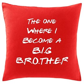 Hippowarehouse The One Where I Become A B.I.G. B.R.O.T.H.E.R Printed bedroom accessory cushion cover case 41x41cm