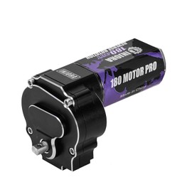 INJORA 24:1 CNC Aluminum Complete Transmission with 180 Brushed Motor 48T for 1/18 RC Crawler Redcat Ascent-18 Upgrade