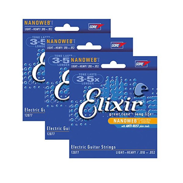 Elixir Nanoweb 12077 Electric Guitar Strings