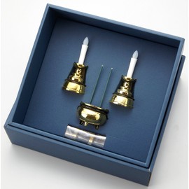 スマイルキッズ 安心のろうそく / お線香 セット ゴールド ろうそく2個・お線香1個入 AGI-102GD