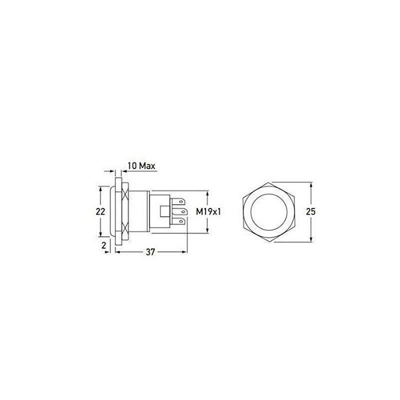 HELLA MARINE 8HG 958 455-301 Switch