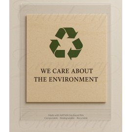 Cranberry 50 Pack Eco-Friendly Compostable Clear Bags for Greetings Cards – Fits 5x7 Envelopes – Self Seal Biodegradable – Recyclable – Self Seal - Cellophane Alternative Sleeves