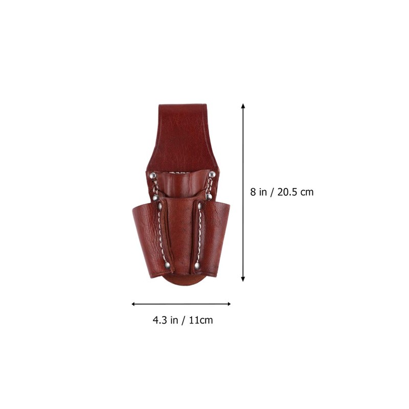 DOITOOL 1PCS Leather Tool Pouch Electrician Small Pocket Tool Pouch