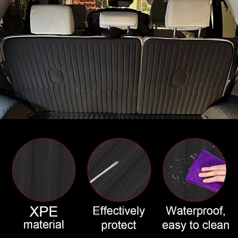 BestEvMod for Ioniq5 Cargo Liner Second Row Seats Back Cover