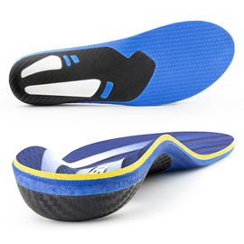 VALSOLE Orthotic Insole,Arch SupportFor Insole,Plantar FasciitisInsole,for OverPronation,Flat Feet,Metatarsalgia,Heel Pain, Insoles for Men and Women,Blue (UK-9-28cm, Purple)